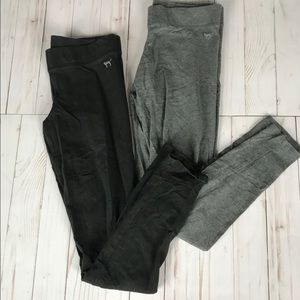 2 Victoria's Secret basic leggings size S!